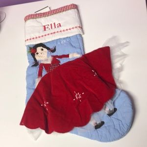 Pottery Barn Christmas Stocking “Ella”